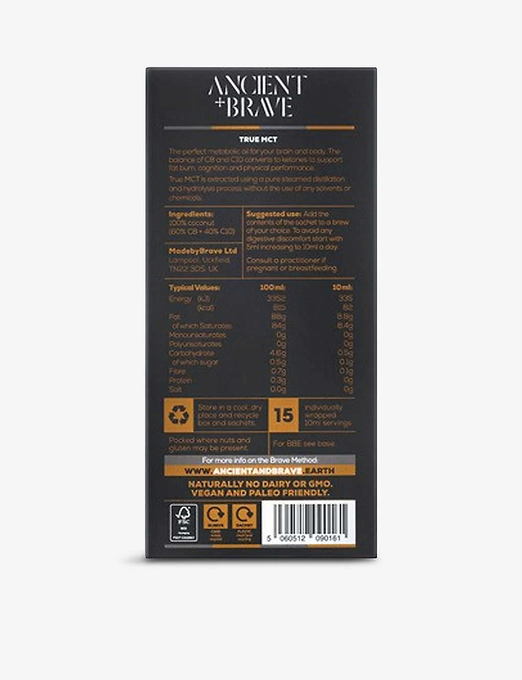 True MCT Sachets Pack Of 15 10ml 4 True MCT Sachets Pack Of 15 10ml - Image 2