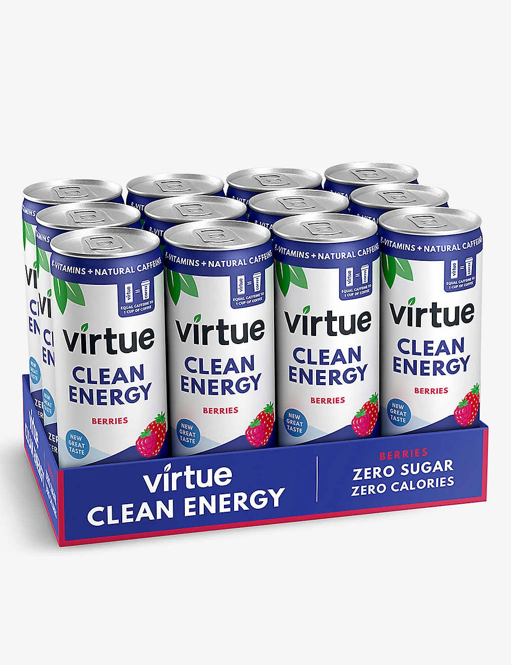 VIRTUE Clean Energy Water Berries 12x250ml 4 VIRTUE Clean Energy Water Berries 12x250ml - Image 2