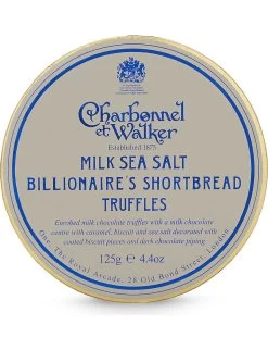 Sea Salt Billionaire’s Shortbread Milk Chocolate Truffles 125g