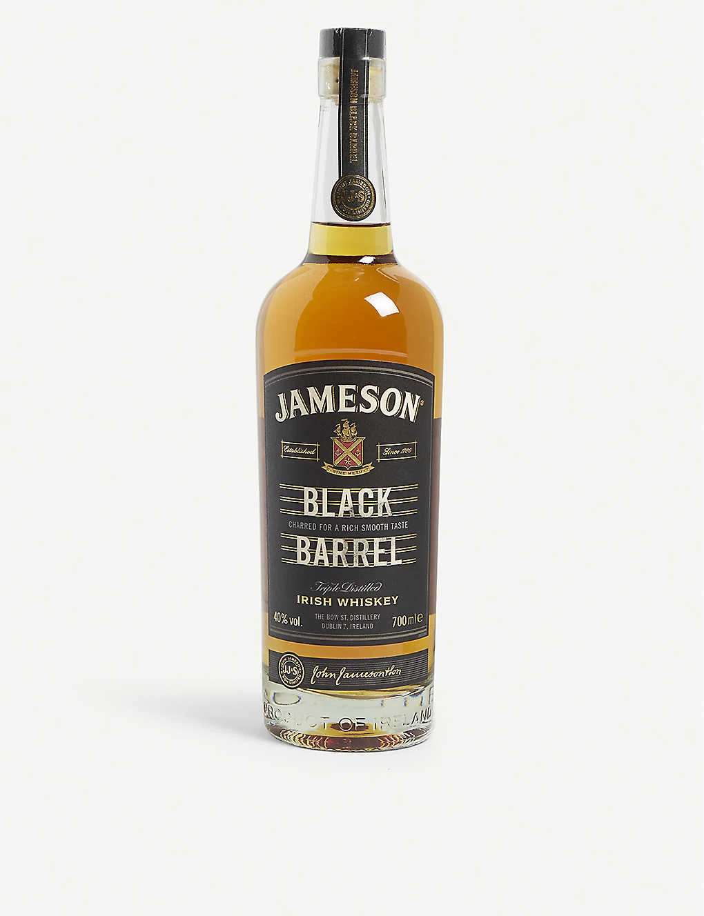Select Reserve Black Barrel Triple-distilled Irish Whiskey 700ml 3 Select Reserve Black Barrel Triple-distilled Irish Whiskey 700ml