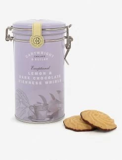 Lemon And Dark Chocolate Viennese Whirl Biscuits 200g