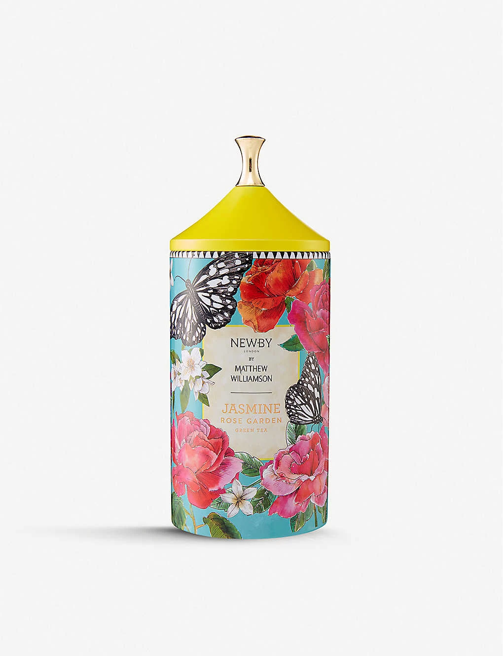 Newby X Matthew Williamson Jasmine Rose Garden Tea 75g 3 Newby X Matthew Williamson Jasmine Rose Garden Tea 75g
