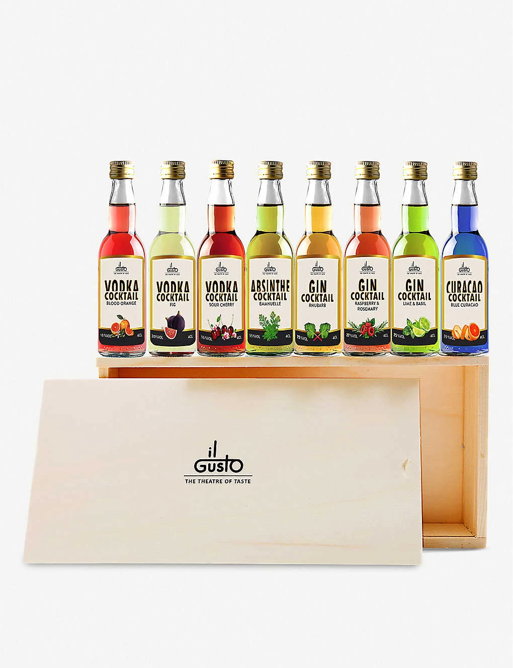 Miniature Fruity Cocktails & Liqueur Gift Set 8 X 40ml 4 Miniature Fruity Cocktails & Liqueur Gift Set 8 X 40ml - Image 2