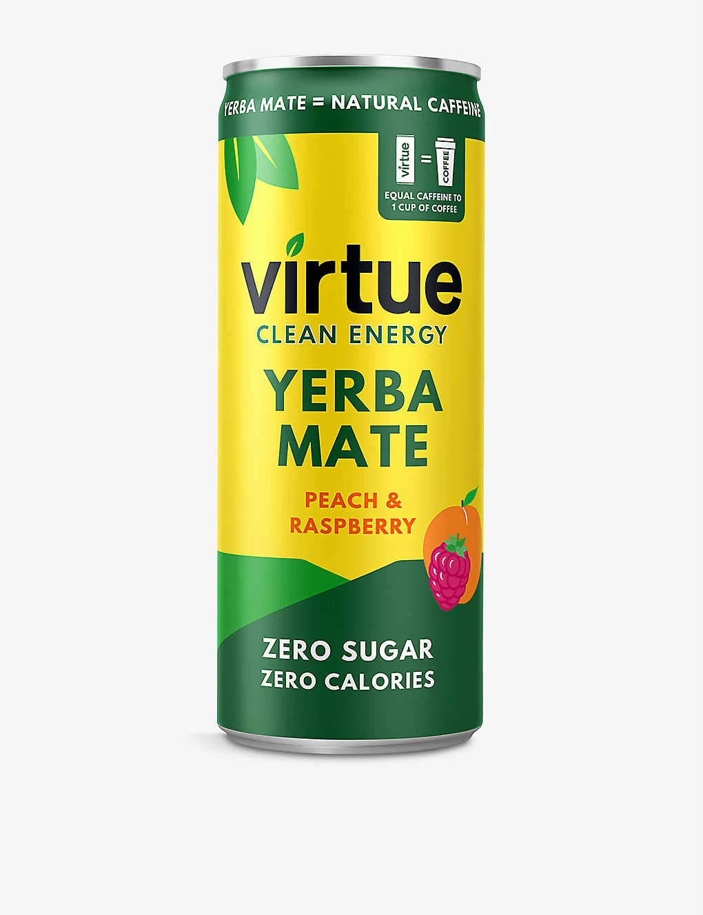 Virtue Yerba Mate - Peach & Raspberry 250ml X 12 3 Virtue Yerba Mate - Peach & Raspberry 250ml X 12