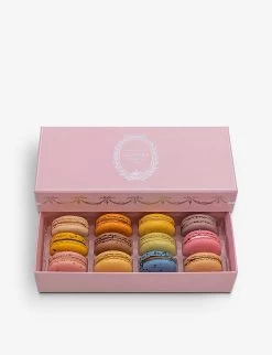 Pink Intemporel Assorted Macarons Box Of 12