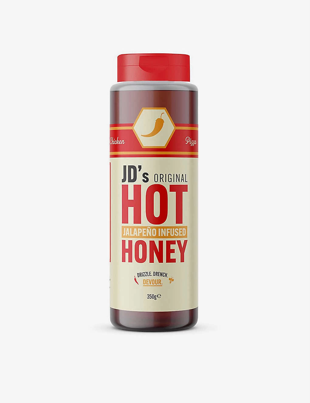 JD’s Original Hot Jalapeno Infused Honey 350g 3 JD’s Original Hot Jalapeno Infused Honey 350g