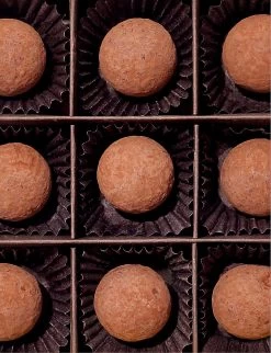 Milk Chocolate Salted Caramel Truffles Box Of Nine 105g -Boutique Gourmet Store R03808100 ALT02