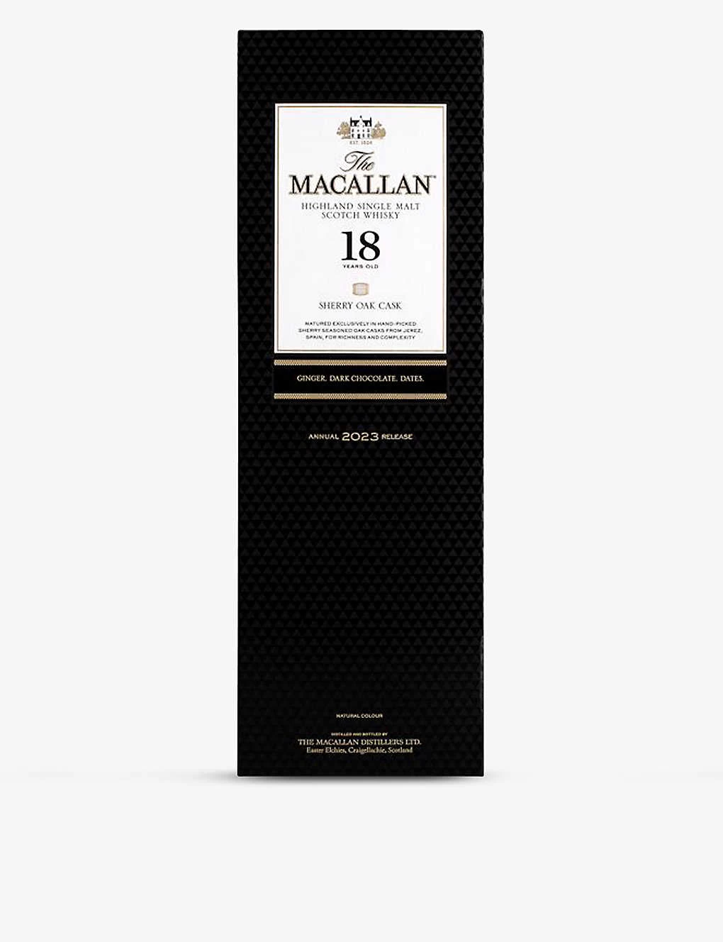 The Macallan 18-year-old Highland Single-malt Scotch Whisky 700ml 5 The Macallan 18-year-old Highland Single-malt Scotch Whisky 700ml - Image 3