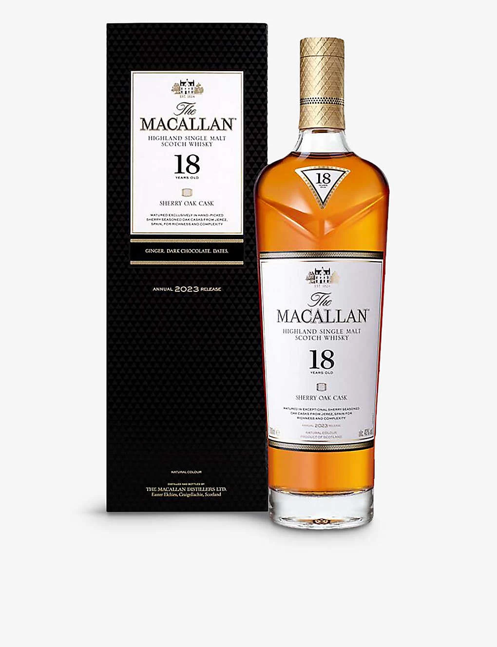 The Macallan 18-year-old Highland Single-malt Scotch Whisky 700ml 3 The Macallan 18-year-old Highland Single-malt Scotch Whisky 700ml