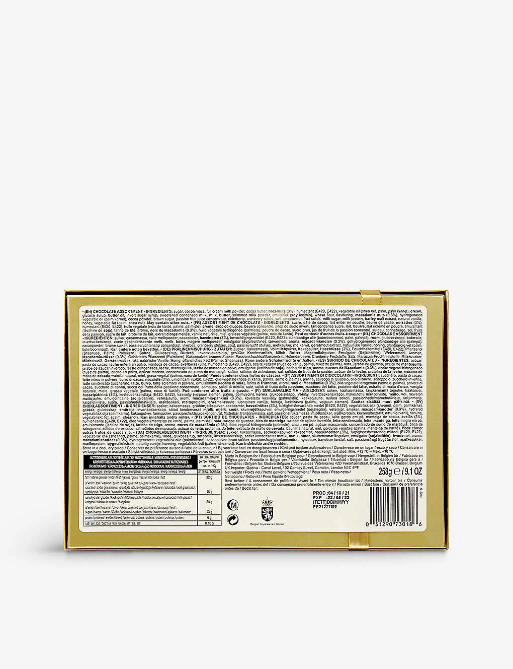 Gold Collection 25-piece Chocolate Box 258g 5 Gold Collection 25-piece Chocolate Box 258g - Image 3