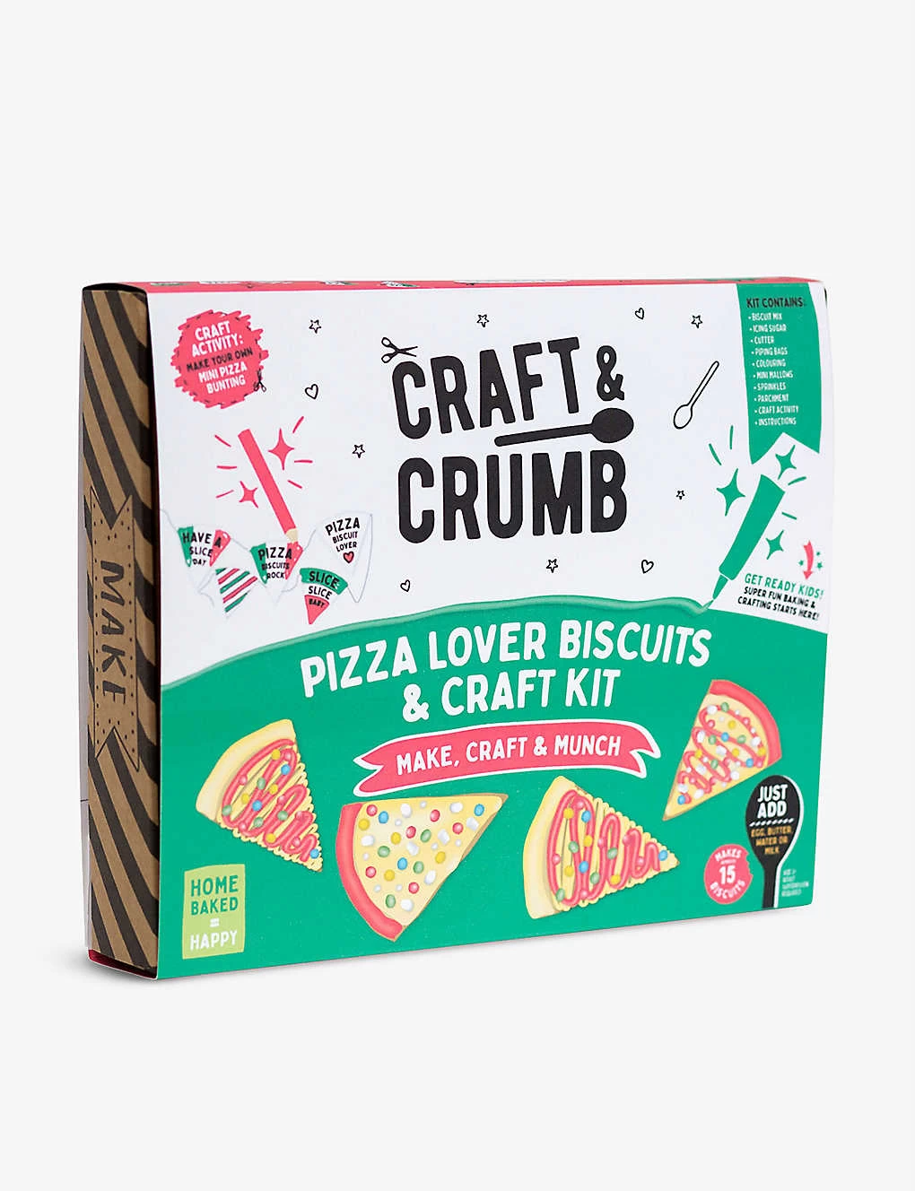 Essential Craft & Crumb Pizza Lovers Biscuit And Craft Kit 650g 3 Essential Craft & Crumb Pizza Lovers Biscuit And Craft Kit 650g