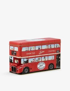 Jam Preserve, Tea And shortbread Selection In Double-decker Red Bus Tin Gift Set