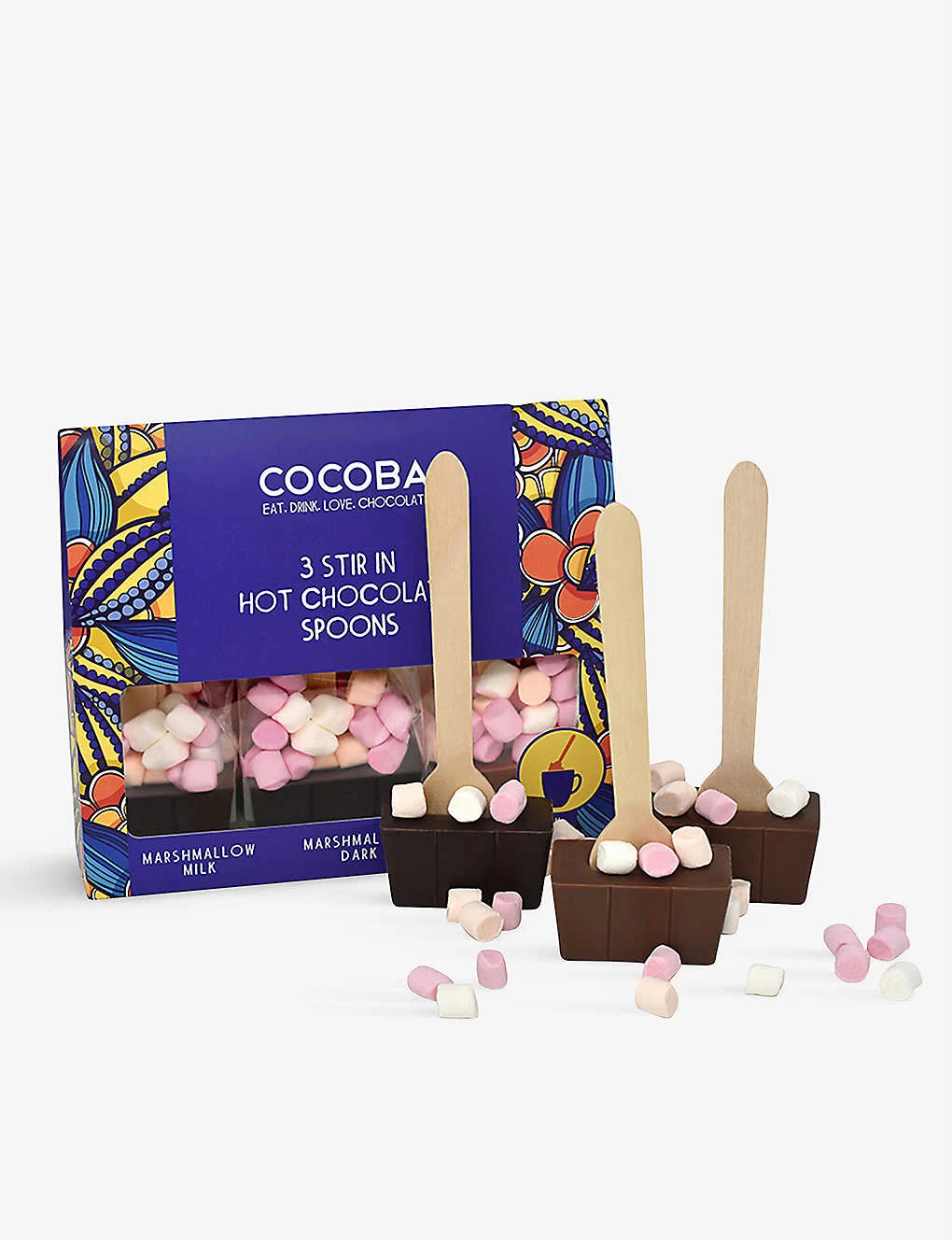 Hot Chocolate Spoons With Marshmallows Set Of Three 4 Hot Chocolate Spoons With Marshmallows Set Of Three - Image 2