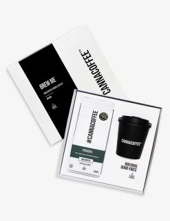 Cannacoffee Brew Me CBD Ground Coffee And Travel Cup Set -Boutique Gourmet Store R04007987 ALT01