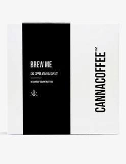 Cannacoffee Brew Me CBD Coffee Pods And Travel Cup Set
