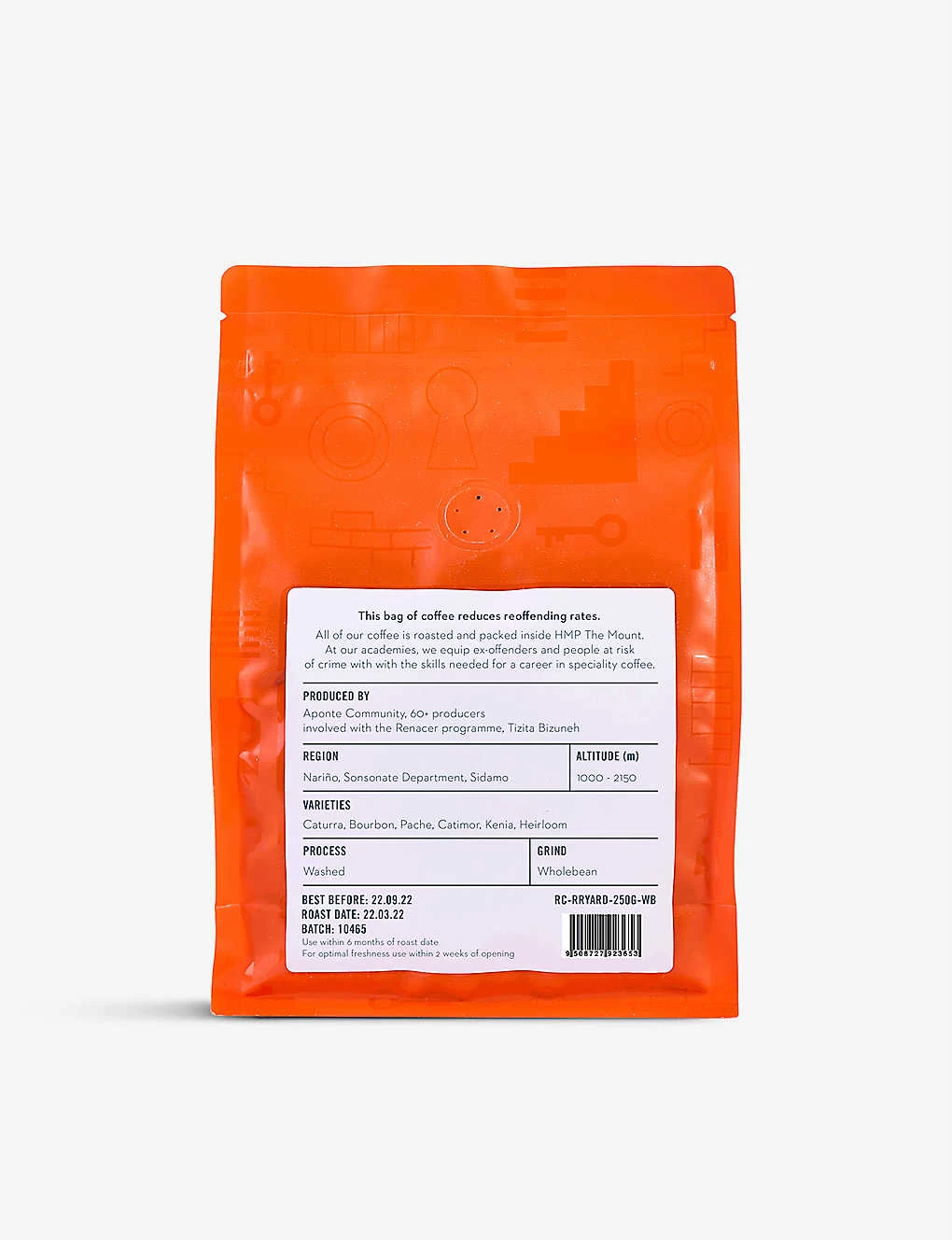 Redemption Roasters The Yard Espresso Whole Coffee Beans 250g 4 Redemption Roasters The Yard Espresso Whole Coffee Beans 250g - Image 2