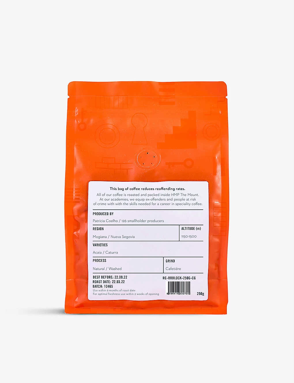 Redemption Roasters The Block Espresso Coffee Grind 250g 4 Redemption Roasters The Block Espresso Coffee Grind 250g - Image 2