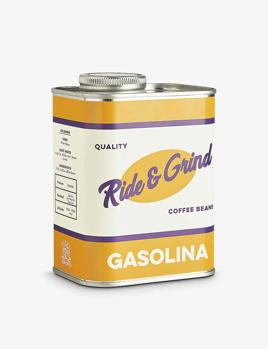 Ride & Grind Gasolina Coffee Bean Tin 250g 5 Ride & Grind Gasolina Coffee Bean Tin 250g - Image 3