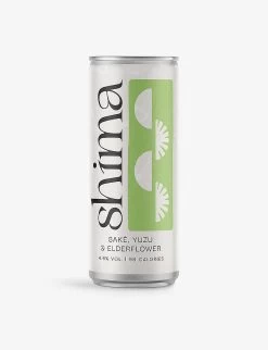 Shima Saké Yuzu And Elderflower Cocktail Pack Of Four Cans