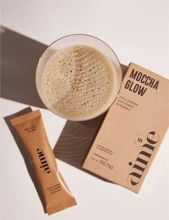 Moccha Glow Collagen Powder Pack Of Five Sticks 9 Moccha Glow Collagen Powder Pack Of Five Sticks -Boutique Gourmet Store R04099963 ALT02