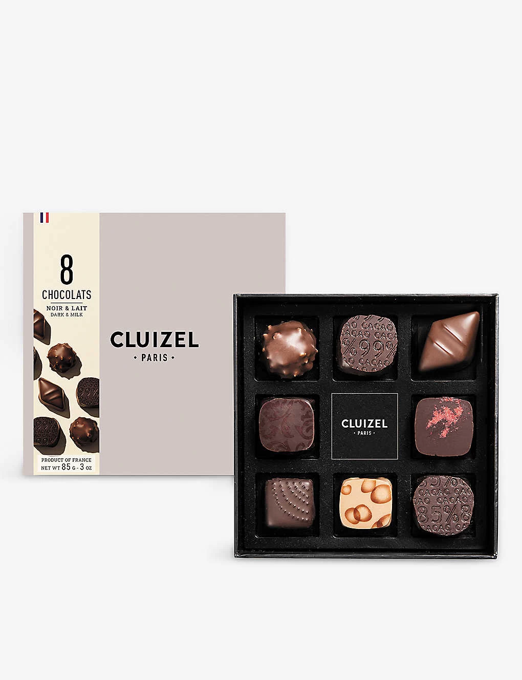 Noir & Lait Chocolate Bonbons Box Of Eight 3 Noir & Lait Chocolate Bonbons Box Of Eight