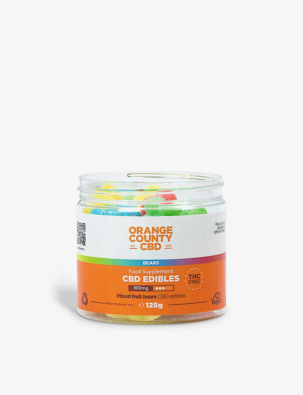 Fruit Bears 800mg CBD Gummies 125g 4 Fruit Bears 800mg CBD Gummies 125g - Image 2