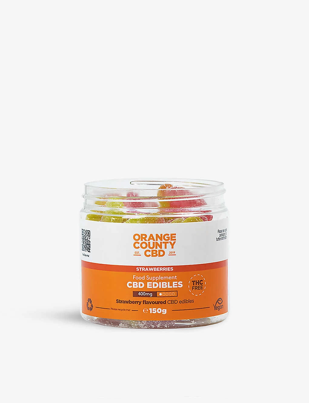 Strawberries 400mg CBD Gummies 150g 4 Strawberries 400mg CBD Gummies 150g - Image 2
