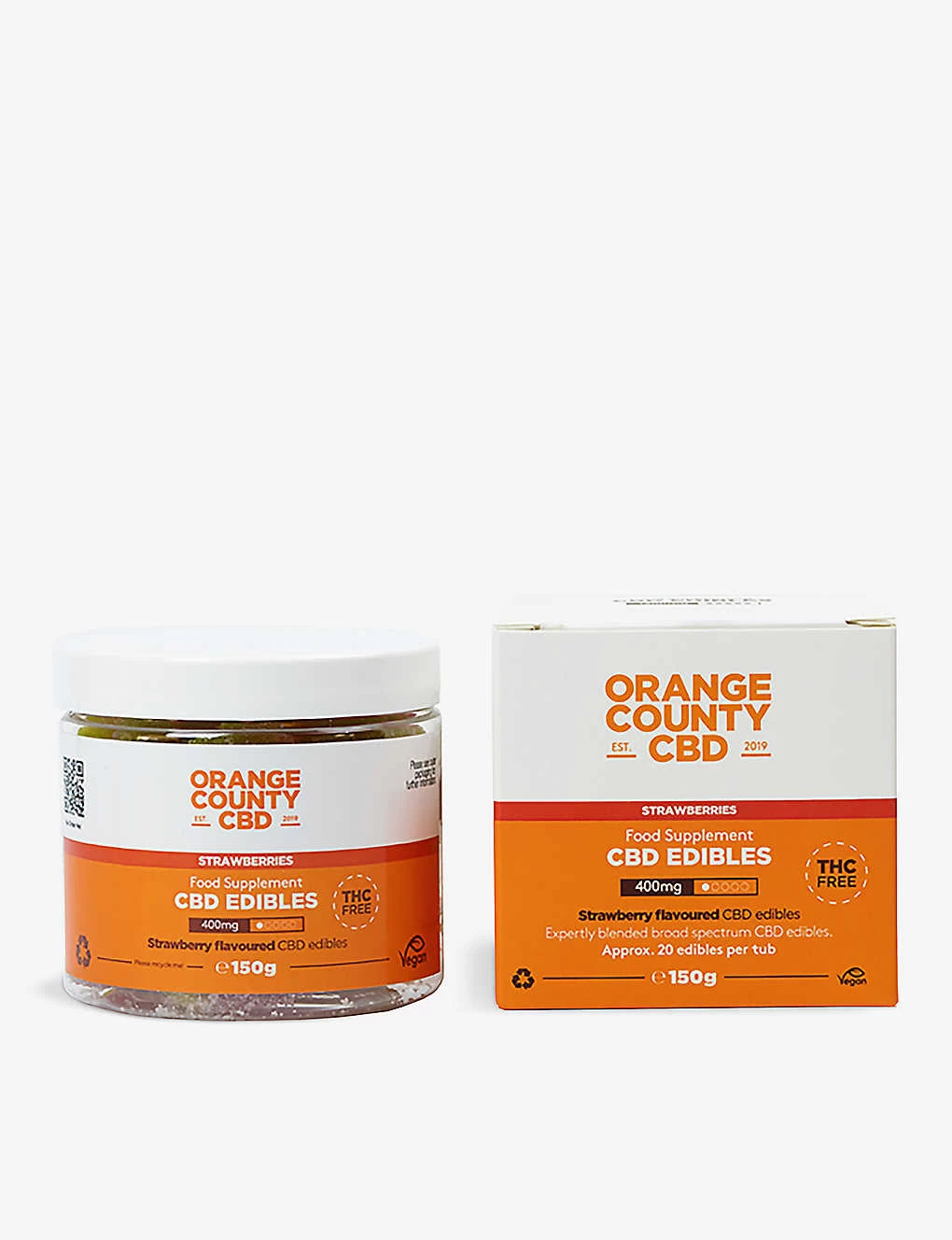 Strawberries 400mg CBD Gummies 150g 5 Strawberries 400mg CBD Gummies 150g - Image 3