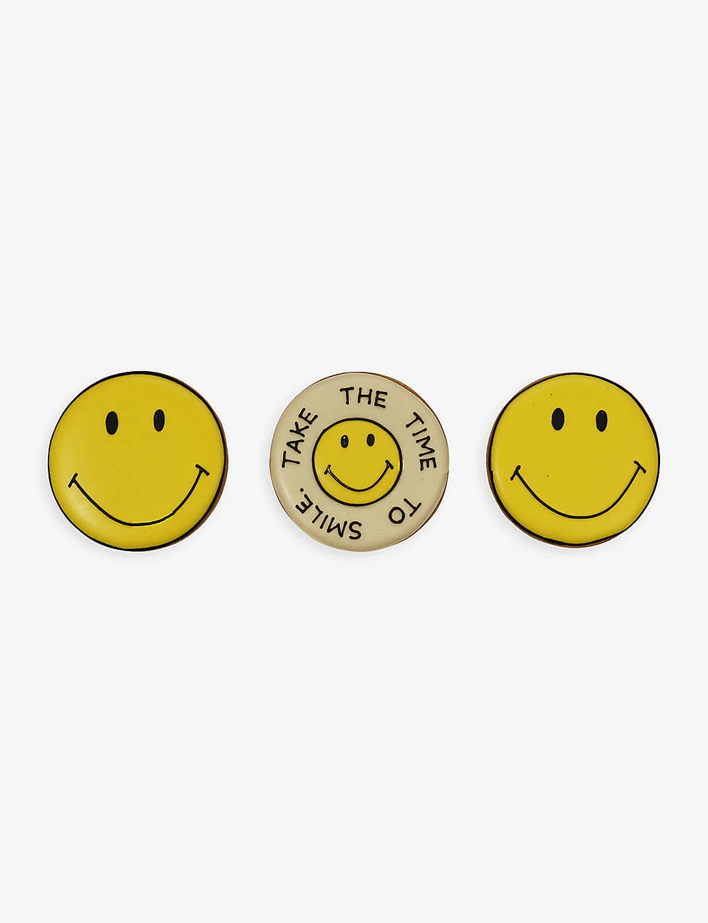 Biscuiteers X Smiley® Iced Biscuits 80g 3 Biscuiteers X Smiley® Iced Biscuits 80g