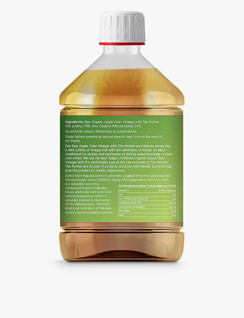 Apple Cider Vinegar With Manuka Honey 500ml 5 Apple Cider Vinegar With Manuka Honey 500ml - Image 3