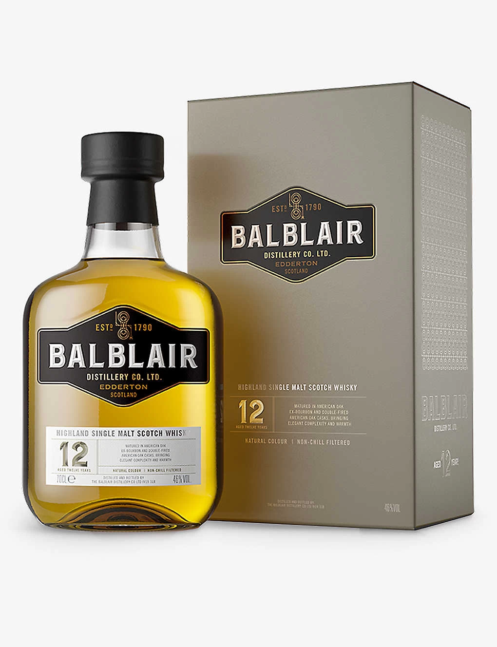 Balblair Distillery 12-year-old Single-malt Scotch Whisky 700ml 3 Balblair Distillery 12-year-old Single-malt Scotch Whisky 700ml
