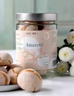 Delicario Amaretti Biscuits 220g -Boutique Gourmet Store R04168309 ALT02