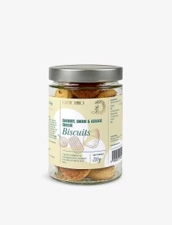 Delicario Sweetcorn Onion And Asiago Cheese Biscuits 200g